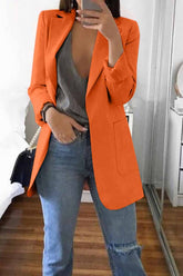 Traje elegante con blazer de bolsillo (5 colores)